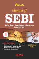  Buy Manual of SEBI ACT, Rules, Regulations, Guidelines, Circulars, etc.